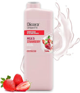 Dicora Urban Fit Strawberry + Milk Shower Gel - 400 ml